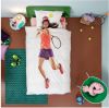 Snurk Tennis Pro Light biologisch katoenen kinderdekbedovertrekset 160TC inclusief kussenslopen online kopen