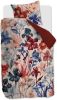 Beddinghouse Iris Field Dekbedovertrek 1 persoons(140x200/220 Cm + 1 Sloop) Katoen Satijn Rood online kopen