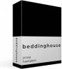 Beddinghouse Jersey Hoeslaken 100% Gebreide Jersey Katoen Lits jumeaux(160x200/220 Cm) Black online kopen