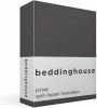 Beddinghouse Jersey Split topper Hoeslaken 100% Gebreide Jersey Katoen Lits jumeaux(160x200/220 Cm) Anthracite online kopen
