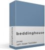 Beddinghouse Jersey Split topper Hoeslaken 100% Gebreide Jersey Katoen Lits jumeaux(180x200/220 Cm) Blue online kopen