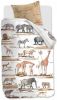 Beddinghouse Kids Dekbedovertrek Big Five Naturel 1 persoons 140x200/220 Cm online kopen