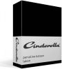 Cinderella Basic Percaline Katoen Laken 100% Percaline Katoen Lits jumeaux(240x260 Cm) Zwart online kopen