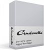 Cinderella Basic Percaline Katoen Topper Hoeslaken 100% Percaline Katoen Lits jumeaux(180x200 Cm) Light Grey online kopen