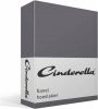 Cinderella Flanel Hoeslaken 100% Geruwde Flanel katoen Lits jumeaux(160x200/210 Cm) Antraciet online kopen