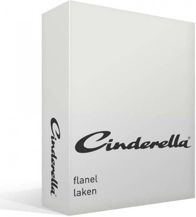 Cinderella Basic Percaline Katoen Laken 100% Percaline Katoen Lits jumeaux(240x260 Cm) Off white online kopen