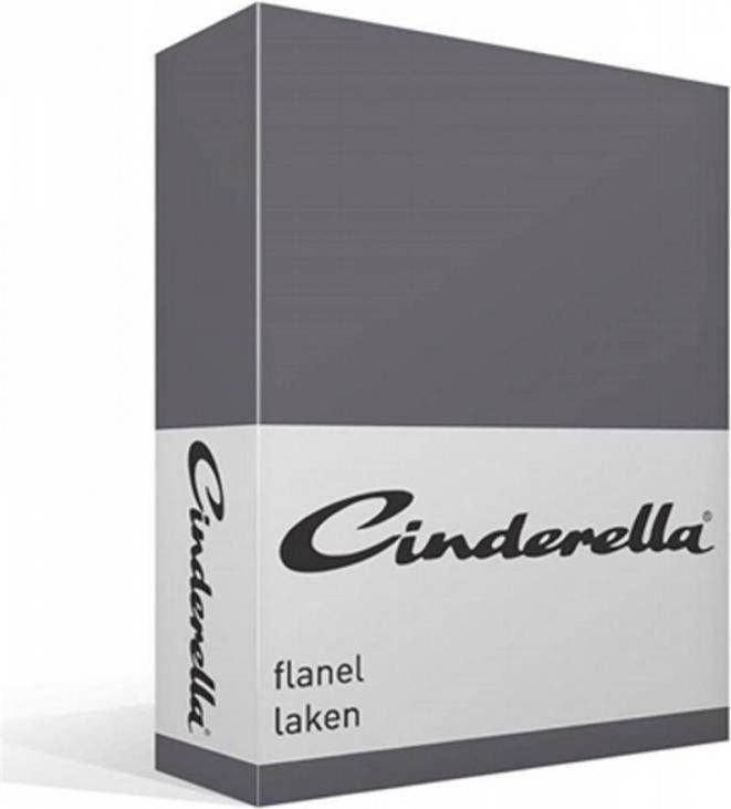 Cinderella Basic Percaline Katoen Laken 100% Percaline Katoen Lits jumeaux(240x260 Cm) Grijs online kopen