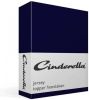 Cinderella Jersey Topper Hoeslaken 100% Gebreide Jersey Katoen Lits jumeaux(160x200/210 Cm) Dark Blue online kopen