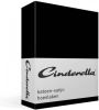 Cinderella Katoen satijn Hoeslaken 100% Katoen satijn 1 persoons(100x200 Cm) Black online kopen