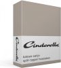 Cinderella Satijn Split topper Hoeslaken 100% Katoen satijn Lits jumeaux(180x200 Cm) Taupe online kopen