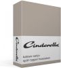 Cinderella Satijn Split topper Hoeslaken 100% Katoen satijn Lits jumeaux(180x210 Cm) Taupe online kopen