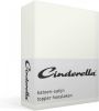 Cinderella Satijn Topper Hoeslaken 100% Katoen satijn Lits jumeaux(160x220 Cm) Ivory online kopen