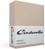 Cinderella Velours Hoeslaken 80% Katoen 20% Polyester 1-persoons (80/90x190/200/220 Cm) Taupe online kopen