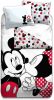 Disney Minnie en Mickey Mouse Dekbedovertrek Kiss 140x200/220 online kopen
