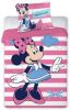 Disney Minnie Mouse Stripes Baby Dekbedovertrek 100 X 135 Cm Roze online kopen