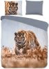 Good Morning Tiger Dekbedovertrek 2 persoons(200x200/220 Cm + 2 Slopen) Katoen Multi online kopen