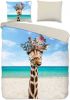 Pure Cool Giraffe Dekbedovertrek Lits jumeaux(240x200/220 Cm + 2 Slopen) Microvezel Multi online kopen