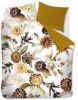 Beddinghouse Fall Bouquet dekbedovertrek 100% katoen Lits-jumeaux (240x200/220 cm + 2 slopen) Ochre online kopen