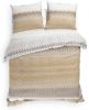 Heckett & Lane Flanel Dekbedovertrek Abbe Sepia Naturel Lits jumeaux Xl 260x200/220 Cm online kopen