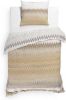 Heckett & Lane Flanel Dekbedovertrek Abbe Sepia Naturel Lits jumeaux Xl 260x200/220 Cm online kopen