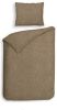 Heckett & Lane Flanel Dekbedovertrek Franela Simply Taupe Lits jumeaux Xl 260x200/220 Cm online kopen