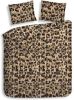 Heckett & Lane Flanel Dekbedovertrek Nora Gouden Bruin Lits jumeaux Xl 260x200/220 Cm online kopen