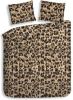 Heckett & Lane Flanel Dekbedovertrek Nora Gouden Bruin Lits jumeaux Xl 260x200/220 Cm online kopen