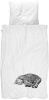 SNURK Ollie dekbedovertrek 100% percale katoen Lits-jumeaux (260x200/220 cm + 2 slopen) White online kopen