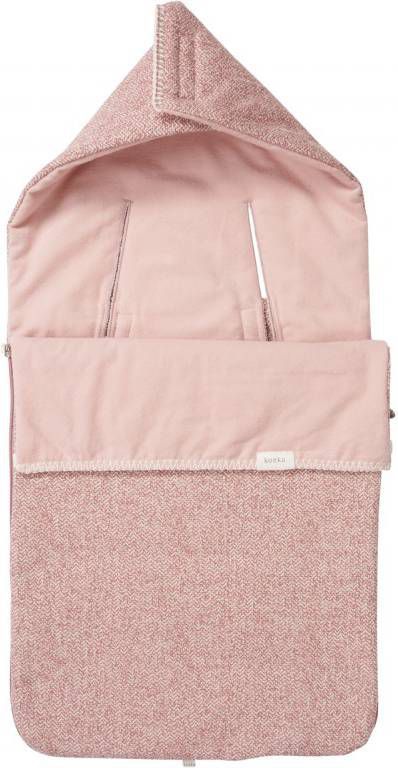 Koeka Voetenzak Vigo Flanel 3/5 Punts Old Pink - Dekbedovertrekshoponline.nl