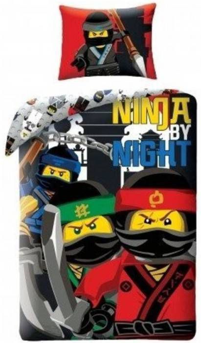 Dekbedovertrek LEGO Ninjago Ninja Night multikleur 140x200 cm online kopen