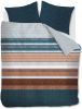 Beddinghouse Lex Dekbedovertrek 1 persoons(140x200/220 Cm + 1 Sloop) Katoen Blauw online kopen