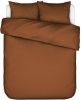 Essenza Minte Dekbedovertrek Lits jumeaux(240x200/220 Cm + 2 Slopen) Katoen Satijn Leather Brown online kopen