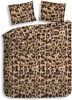 Heckett & Lane Flanel Dekbedovertrek Nora Gouden Bruin Lits jumeaux Xl 260x200/220 Cm online kopen