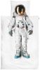 SNURK Astronaut dekbedovertrek 100% percaline katoen Lits-jumeaux (240x200/220 cm + 2 slopen) White online kopen