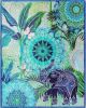 Hip plaid Isara blauw 130x160 cm Leen Bakker online kopen
