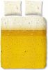 Good Morning dekbedovertrek Beer geel 240x200/220 cm Leen Bakker online kopen