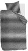 Ariadne at Home Dekbedovertrek Knit Stripes Black/White 1 persoons(140 x 200... Leen Bakker online kopen