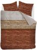 Beddinghouse Fardau Flanel Dekbedovertrek 2 persoons(200x200/220 Cm + 2 Slopen) Flanel Terra online kopen