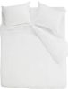 VTwonen Comfy dekbedovertrek 100% gebreide katoen Lits-jumeaux (260x200/220 cm + 2 slopen) White online kopen