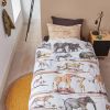 Beddinghouse Kids Dekbedovertrek Big Five Naturel 1 persoons 140x200/220 Cm online kopen