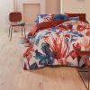 Beddinghouse Iris Field Dekbedovertrek 1 persoons(140x200/220 Cm + 1 Sloop) Katoen Satijn Rood online kopen