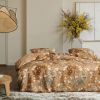 Essenza Charlize Dekbedovertrek Lits jumeaux(240x200/220 Cm + 2 Slopen) Katoen Satijn Cashew online kopen