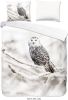 Good Morning Snowy Owl Flanel Dekbedovertrek 1 persoons(140x200/220 Cm + 1 Sloop ) online kopen