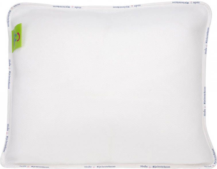 Silvana Mijn Eerste Synthetisch Zacht Kinderkussen 100% Gesiliconiseerde Polyester Vezelbolletjes Wit online kopen