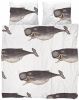 SNURK Whale dekbedovertrek 100% percaline katoen Lits-jumeaux (240x200/220 cm + 2 slopen) Wit online kopen