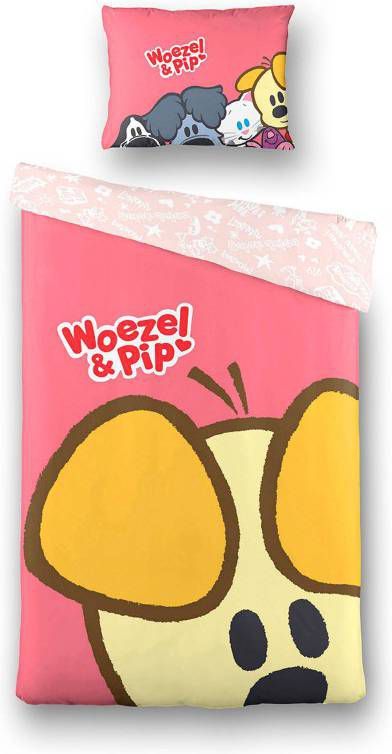 Woezel & Pip katoenen kinderdekbedovertrek(1 persoons)(dekbedovertrek 140x200 cm ) online kopen