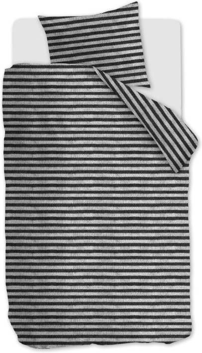 Ariadne at Home Dekbedovertrek Knit Stripes Zwart/wit Lits jumeaux 240x200/220 Cm online kopen