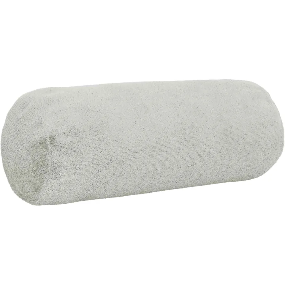 vidaXL Kussensloop 6 st HEERLEN Lichtgrijs Dia. 15 x 40 cm Flanel