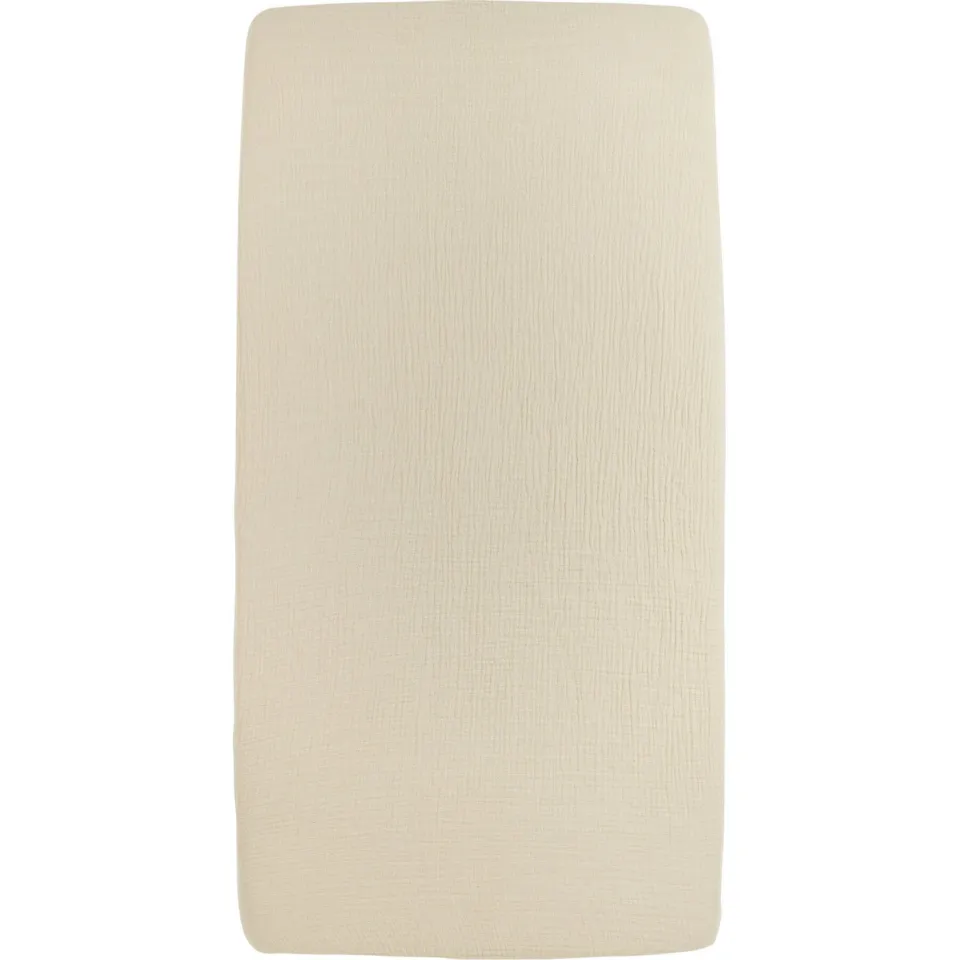 Meyco hoeslaken pre-washed hydrofiel (70x140 cm) soft sand, foto 2