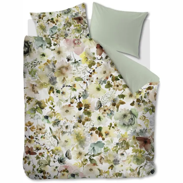 Kardol Aquitaine dekbedovertrek - Tweepersoons - 200x200/220 - Groen
